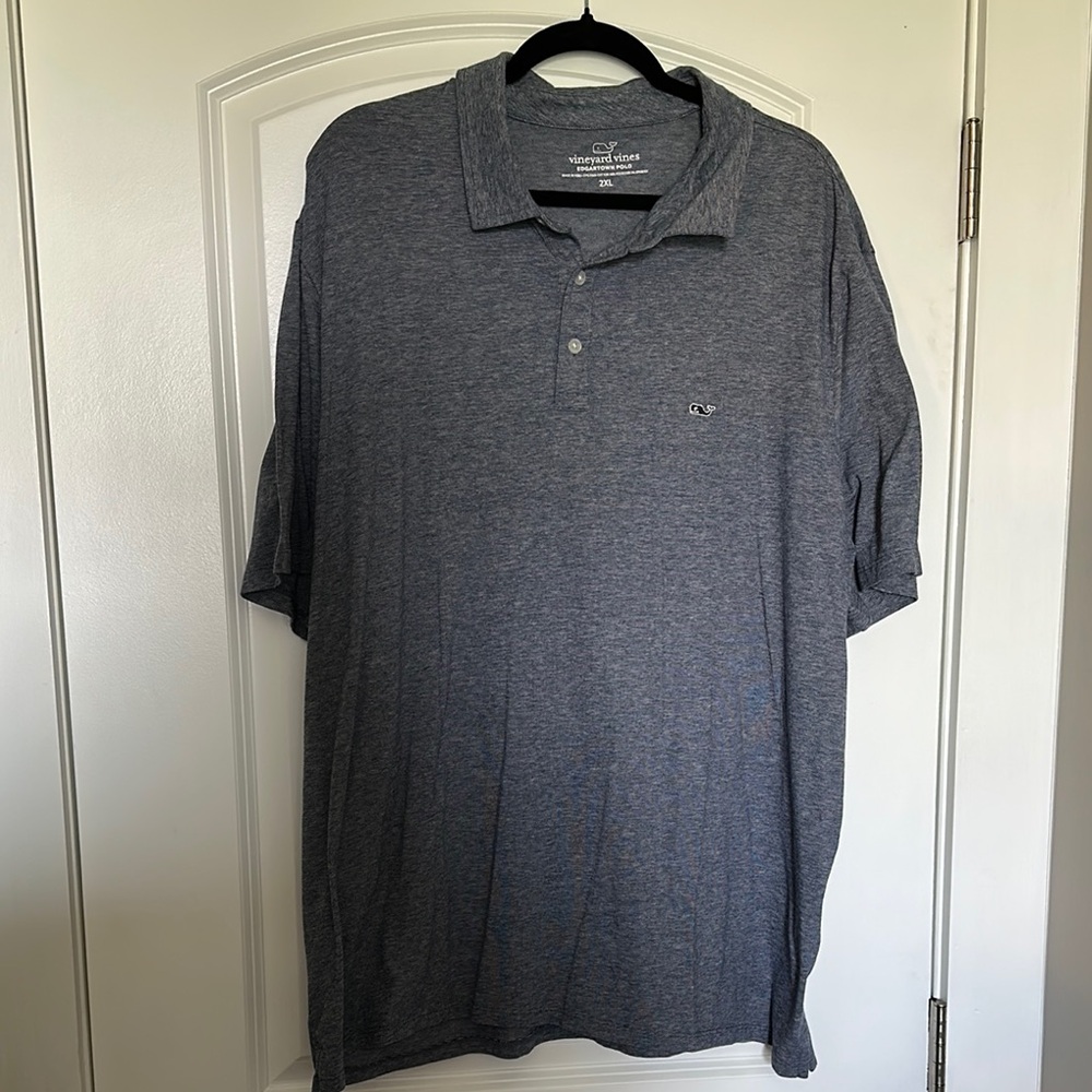Vineyard Vines Men's Gray Polo Shirt